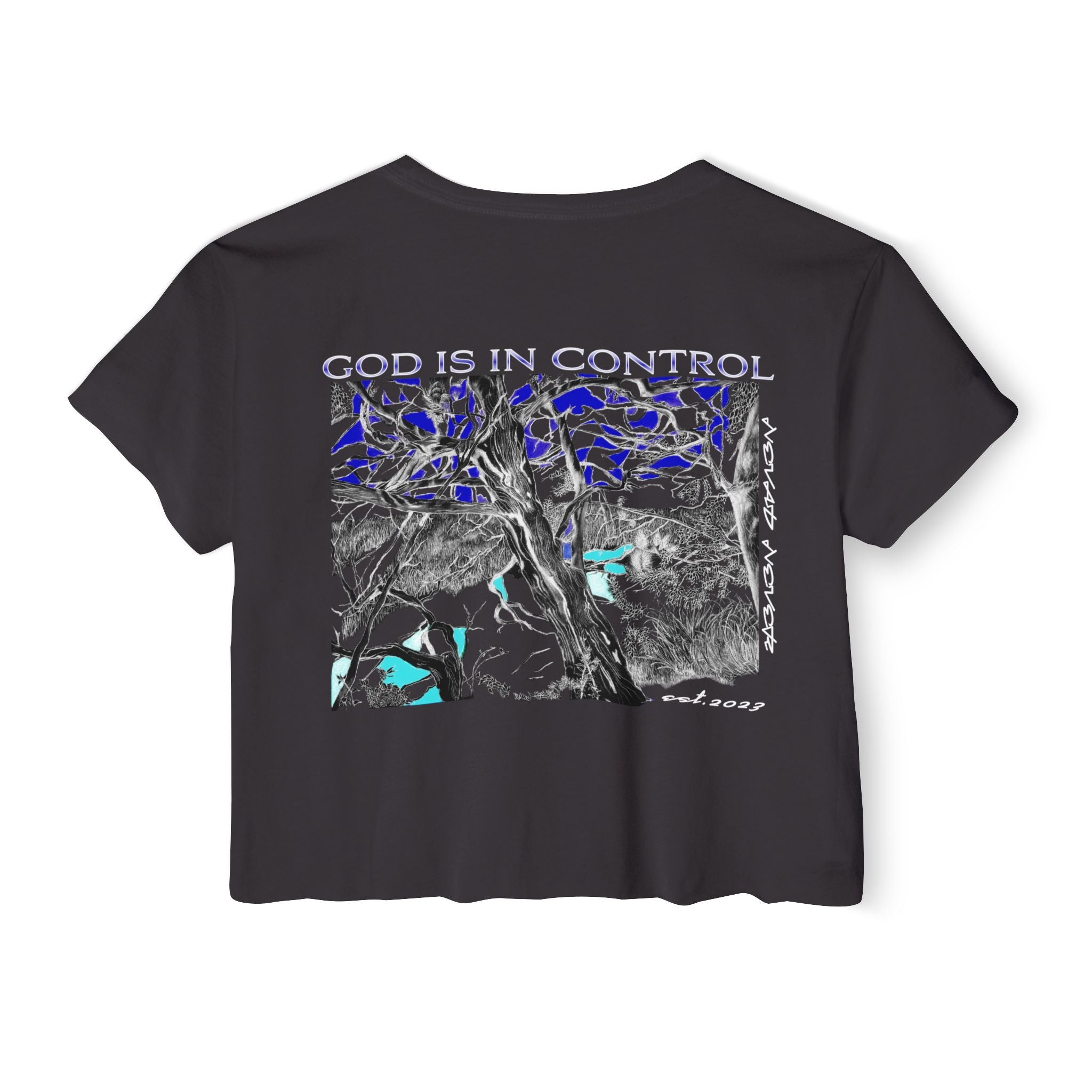 Women's 'God Oak' Crop Top