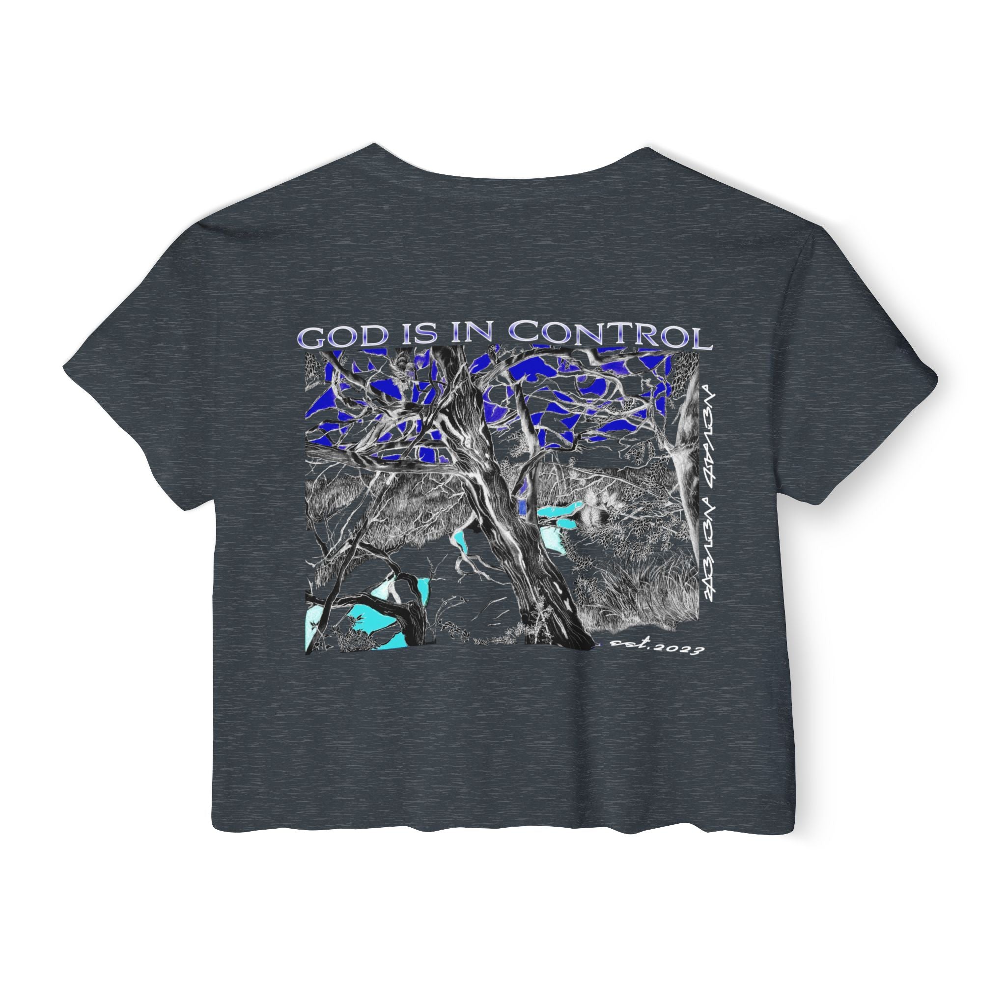 Women's 'God Oak' Crop Top