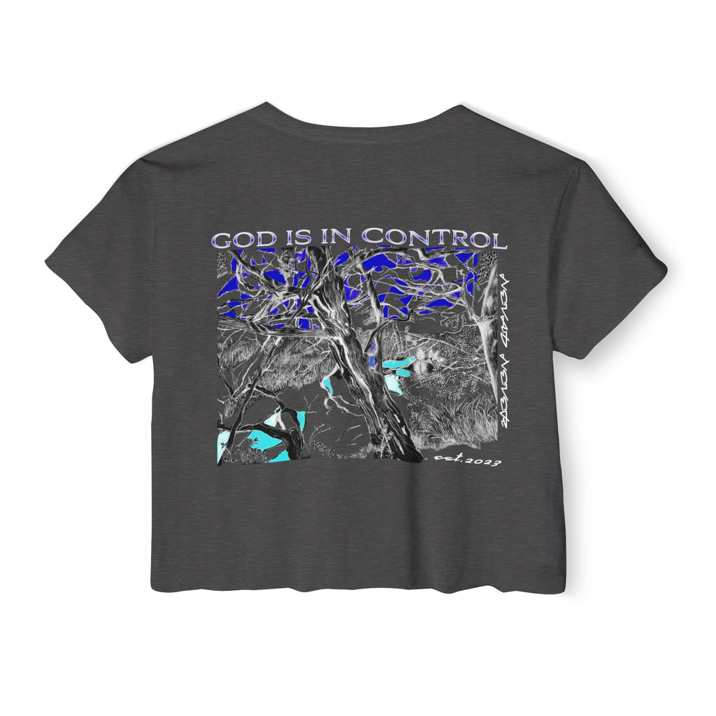 Women's 'God Oak' Crop Top