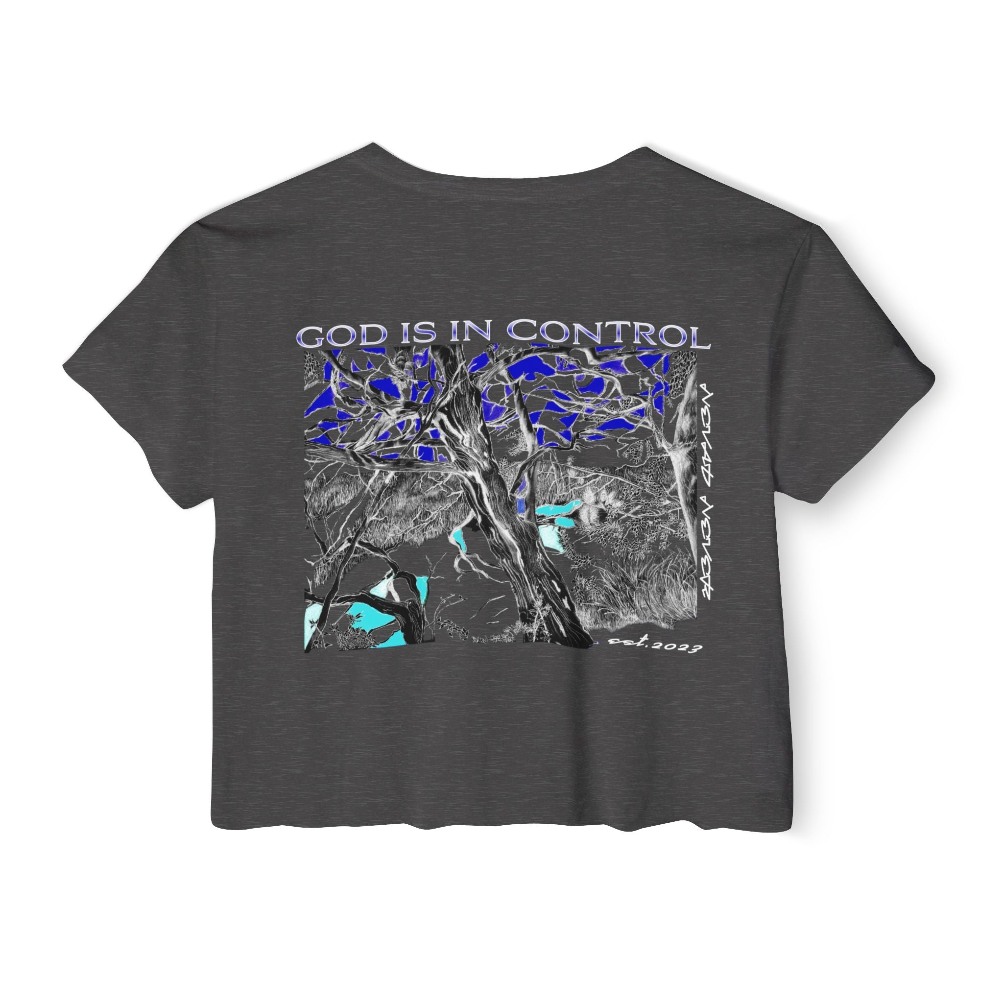 Women's 'God Oak' Crop Top